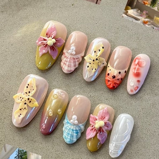 Handmade press on nails