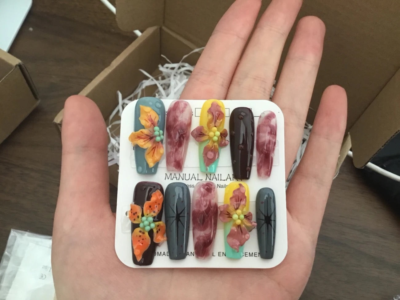 Handmade press on nails